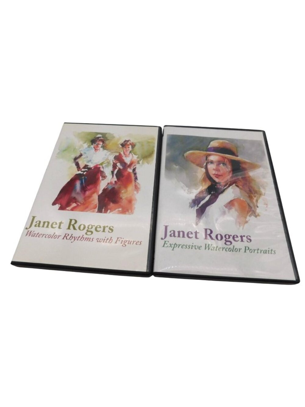Janet Rogers Watercolor Rhythms With Figures Expressive Watercolor Portraits DVD